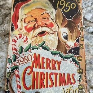Vintage 1950 Merry Christmas Card